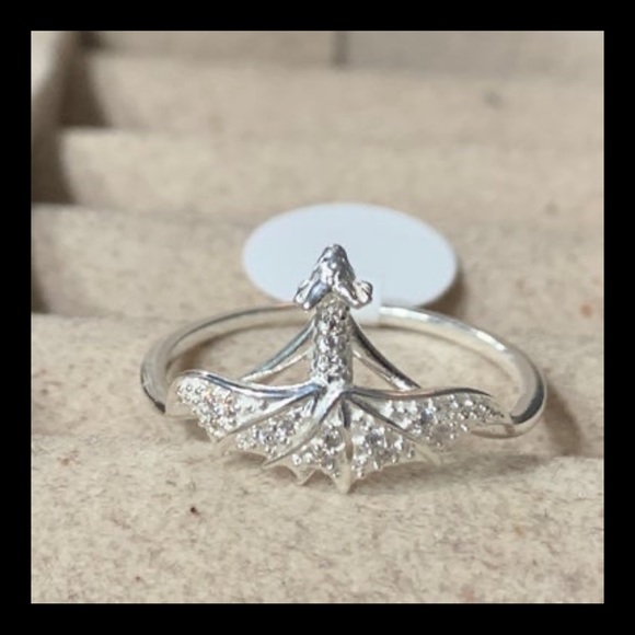 Fragrant Jewels Snow Dragon Satin Ring - Size 10 - Picture 4 of 6